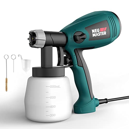 Paint Sprayer, NEU MASTER Power Electric Paint Gun, Easy to Clean & Light Spray Paint Gun for Home Interior and Exterior, House Painting, Fence, Cabinet N3020