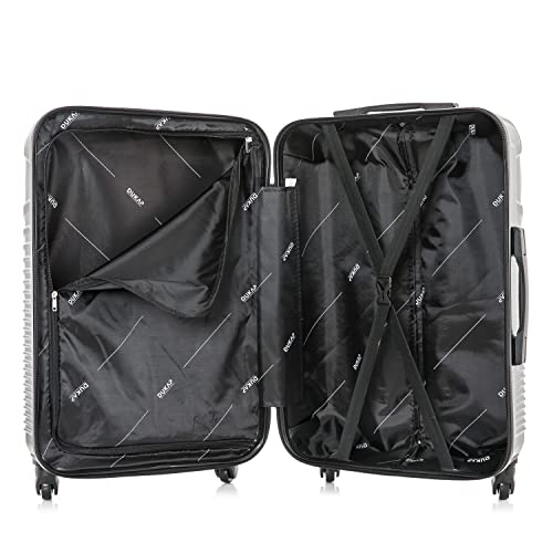 DUKAP INCEPTION Luggage with Spinner Wheels | Durable Lightweight Hardshell Suitcase, Travel Bag with Handle and Trolley, 20-Inch Carry On Small Luggage | Black4
