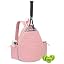 Light Pink Square Grid Quilted