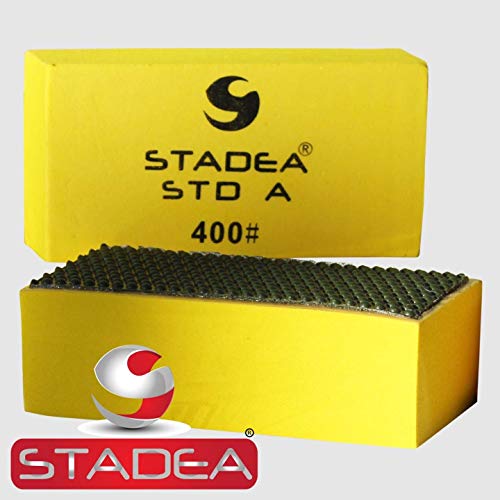Diamond Hand Polishing Pads For Glass Hand Polishing: Grit 400 (Stone, Granite, Concrete, Marble) 1 Piece By Stadea #TOP3