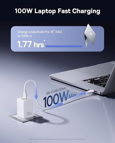Baseus 100W GaN Charger (3-Port) — view 2