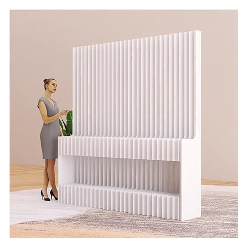 Cloisons de séparation pliables en papier épais avec étagères réglables pour bureau et maison