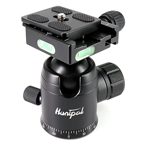 HUNTPAL Tripod Ball Head Mount for Rifle Shooting Sticks Stands Gun