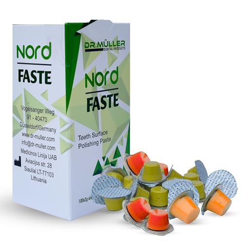 DR. Müller Nord Faste prophylactique 100 × 2 g Pâte à polir pour les dents Pâte prophylactique (20, pomme) DR. Müller Nord Faste prophylactique 100 × 2 g Pâte à polir pour les dents Pâte prophylactique (20, pomme)