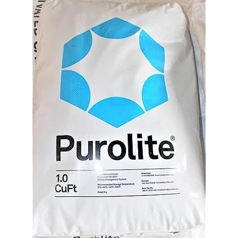 Purolite C-100E Cationic Resin Replacement for Water Softener 1 CuFt Bag Media Cover