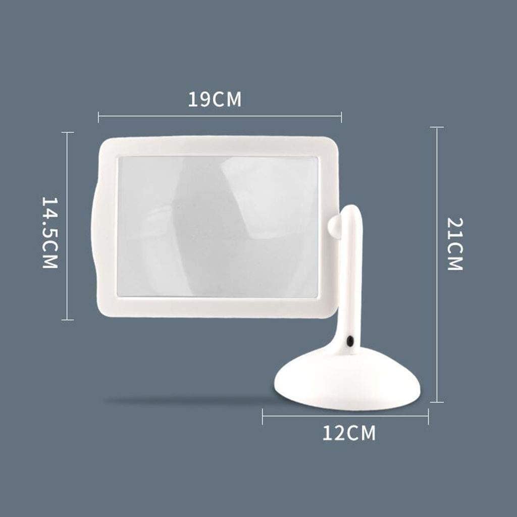 Lente d'ingrandimento/Lente d'ingrandimento da tavolo con luce LED 3X HD applicabile a libri, giornali, mappe, monete, gioielli, hobby e artigianato. Lente d'ingrandimento con luce LED interessante.