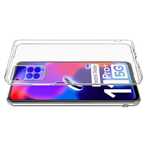 Image of Amazon Brand-Solimo Mobile Cover for Mi Redmi Note 11 Pro Plus 5G (Soft & Shockproof Back Case with inbuilt Cushioned Edges), Transparent