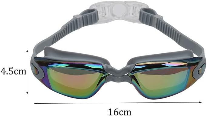 PC Waterproof Anti-fog Swimming Goggles Men Women Universal Swim Glasses