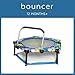 Eezy Peezy 3 in 1 Folding Ball Pit and Bouncer - Ball Pit Tent and Trampoline with Handle - Ages 10 Months to 5 Years