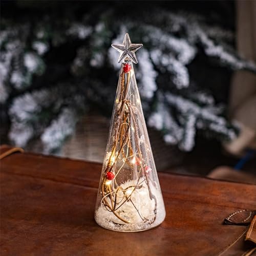 Petit arbre de Noël pour centre de table et décoration chaleureuse maison - 3