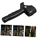 TOBBOMEY Folding Crutch Handle Black Adjustable Auxiliary Handle for 22mm Walking Canes Portable Elderly Aid Grip Crutch Accessories for Seniors