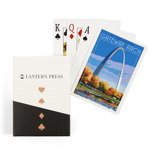 Lantern Press St. Louis, Missouri, naipes poker 52 cartas