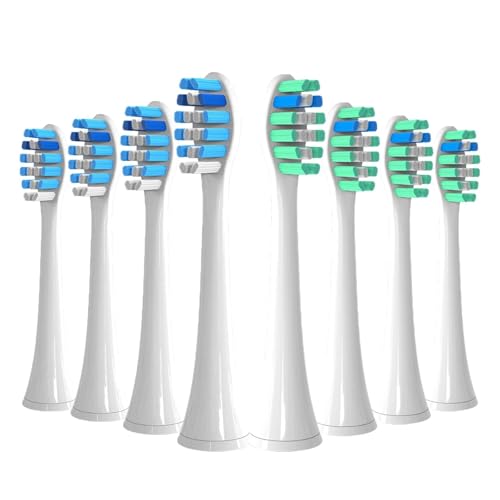 Cabezal De Repuesto For Cepillo De Dientes Eléctrico (4/8 Piezas)   Compatible Con Philips HX9312 HX9322 HX9331 HX9332 HX9340 HX9342 HX9350 HX9351(4Green 4Blue)