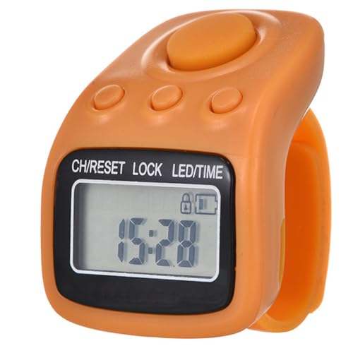Handheld Electronic Counter Finger Counter 6 Digit LED Digital Counter Clickers Tasbeeh Counter With Case