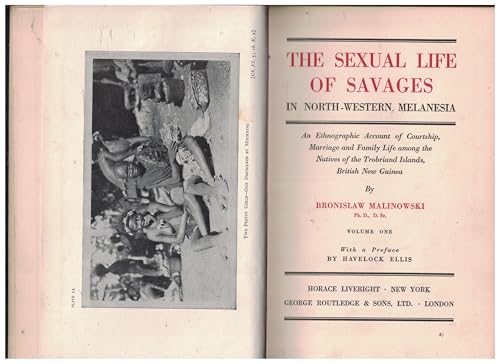The Sexual Life of Savages in North-Western Mel... B000H591B2 Book Cover