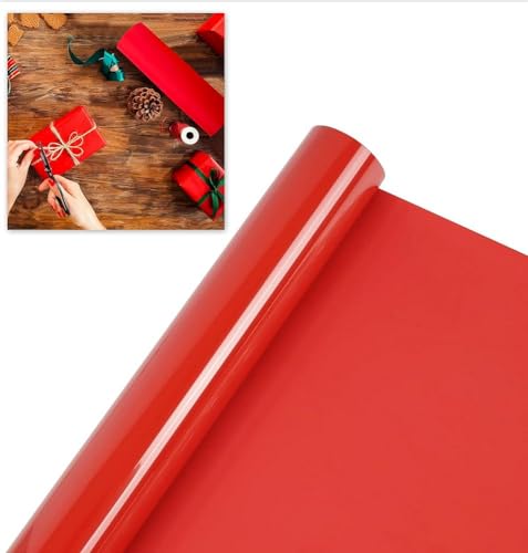 Image of CREON Glossy Red Wallpaper Peel and Stick Waterproof Self Adhesive Wall Sticker for Kitchen Countertops, Cupboard, Cabinet, Wardrobe, Bedroom (N 12X200, RED Glossy WP)