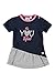 Produktbild Little Bampidano Baby Mädchen Girl Sommer Kleid Tunika Navy Biobaumwolle (74)