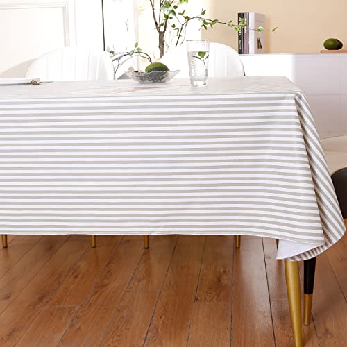Vinyl Flannel Backed Tablecloth Waterproof Oil-Proof Pvc Table Cloth Stain-Resistant Wipeable Table Cover 60X84 Inch #TOP1