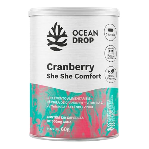 Cranberry Ocean Drop She She Comfort 120 cápsulas de 500mg