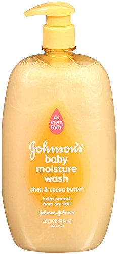 JOHNSON'S Shea & Cocoa Butter Baby Wash 28 oz (Pack of 4)