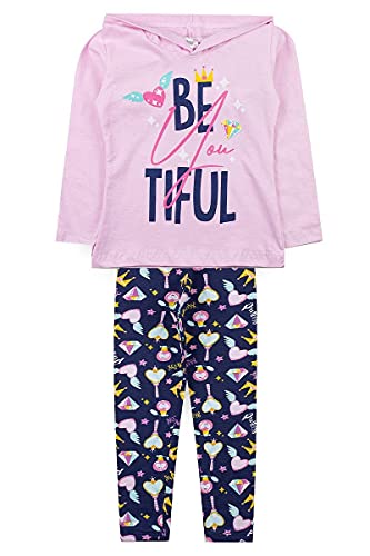 Conjunto Infantil com Capuz Beautiful Rosa 525 - Analê