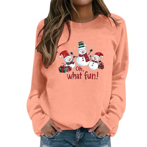 Jersey Navideño Mujer Perfecto para Fiesta de Navidad Estilo Casual Elegante de Moda Suéter Suave y Cómodo Perfecto para Fiesta de Navidad Pullover Cálido Otoño Invierno