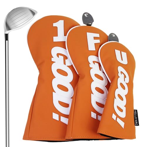 Couvre-tête de club de golf contre les rayures housse imperméable en bois mixte