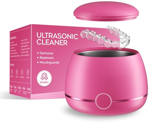 Nicwell Ultrasonic Teeth Cleaner Portable Pink