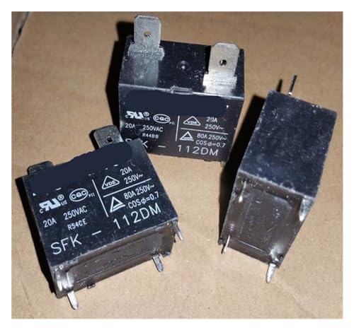 Relais SFK-112DM 12V 20A à 4 broches haute tolérance thermique 102F