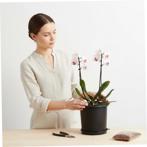 Pots à orchidées avec trous auto-drainants pour herbes et succulentes - 6