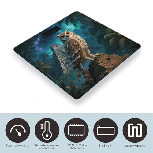 Báscula Digital de Baño Maya Owl con Pantalla LCD miniatura 3
