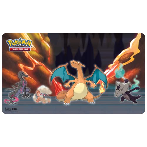 Ultra Pro - Série Gallery : Tapis de Jeu Summet brûlant pour Pokémon – Protège Les Cartes Pendant Le Jeu Contre Les éraflures et Les Rayures, Parfait...