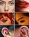 12Pcs 16G Rook Piercing Jewerlry Surgical Steel Eyebrow Piercing Jewelry Flower Crystal Heart CZ Moon Shape Eyebrow Rings Snake Eyes Rook Earrings for Women Men Tongue Retainer,silver curved Barbell