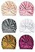 CBOO Baby Hat Turbante Fascia Cappellino Neonato Elastico Avvolgere la Testa Cappellini per Infantile Bambino Neonati Ragazza (F)