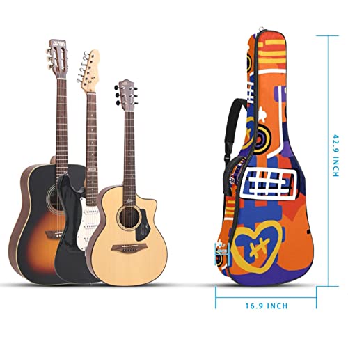 Housse de protection épaisse en éponge imperméable pour guitare acoustique, électrique, basse, guitare classique… - Les Beatles, Paul McCartney, John Lennon, RIngo Starr, George Harrison Housse de protection épaisse en éponge imperméable pour guitare acoustique, électrique, basse, guitare classique… – Image 6
