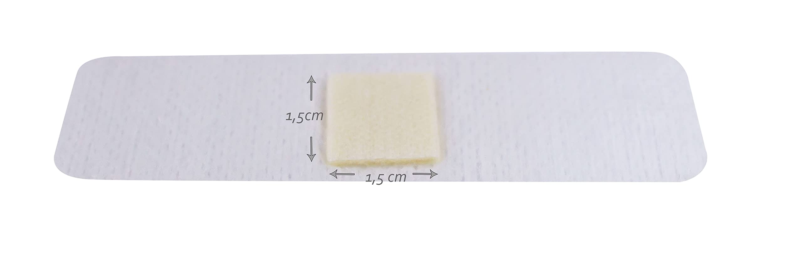 Rudablock - Cerotti a pressione per dialisi, 2,5 x 8,5 cm, colore: Bianco sterile Noba (quantità: 200 pezzi)