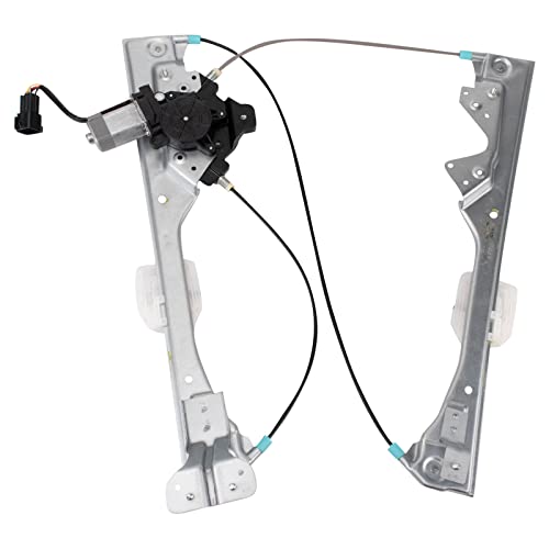 Image of TRQ Front Right Power Window Regulator & Motor Assembly Passenger Side Compatible with 2015-2020 Ford Edge