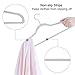 SONGMICS Hangers, 50 Pack Plastic Coat Hangers, Space Saving Clothes Hanger with Non-Slip Stripe and 360° Swivel Hooks, 0.2 Inch Thickness, White UCRP50W