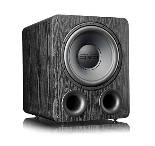 Image of SVS PB-1000 Pro Ported 12-Inch Subwoofer Bundle SoundPath Subwoofer Isolation System (4-Pack) - Black Ash