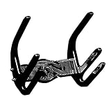 Reborn Pro+ Wakeboard Tower Racks, Quick Release Easily Removes Holder from Tower, 6061 Aluminum Tines, Rubber Bumper Inserts (Kneeboard/Wakeboard - Black)