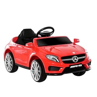 HOMCOM Mercedes Benz GLA Licensed 6V Kids Electric Ride On Car Toy with Remote Control Music Headlight for 3 Years Old Red