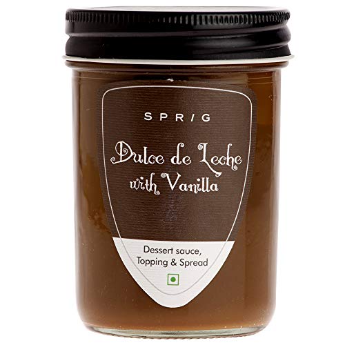 Image of Sprig Best of Vanilla Combo | Dulce Le Leche Sweet Spread | Natural Vanilla Extract for Baking | Highest Grade Madagascar Vanilla Beans for Baking, Seasoning or Garnishing | Pack of 3