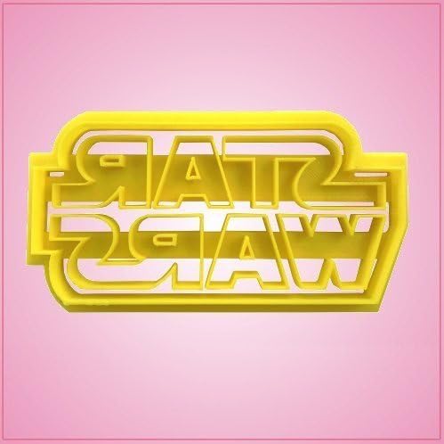 Embossed Space Logo Cookie Cutter 4-1/2 Inches Wide