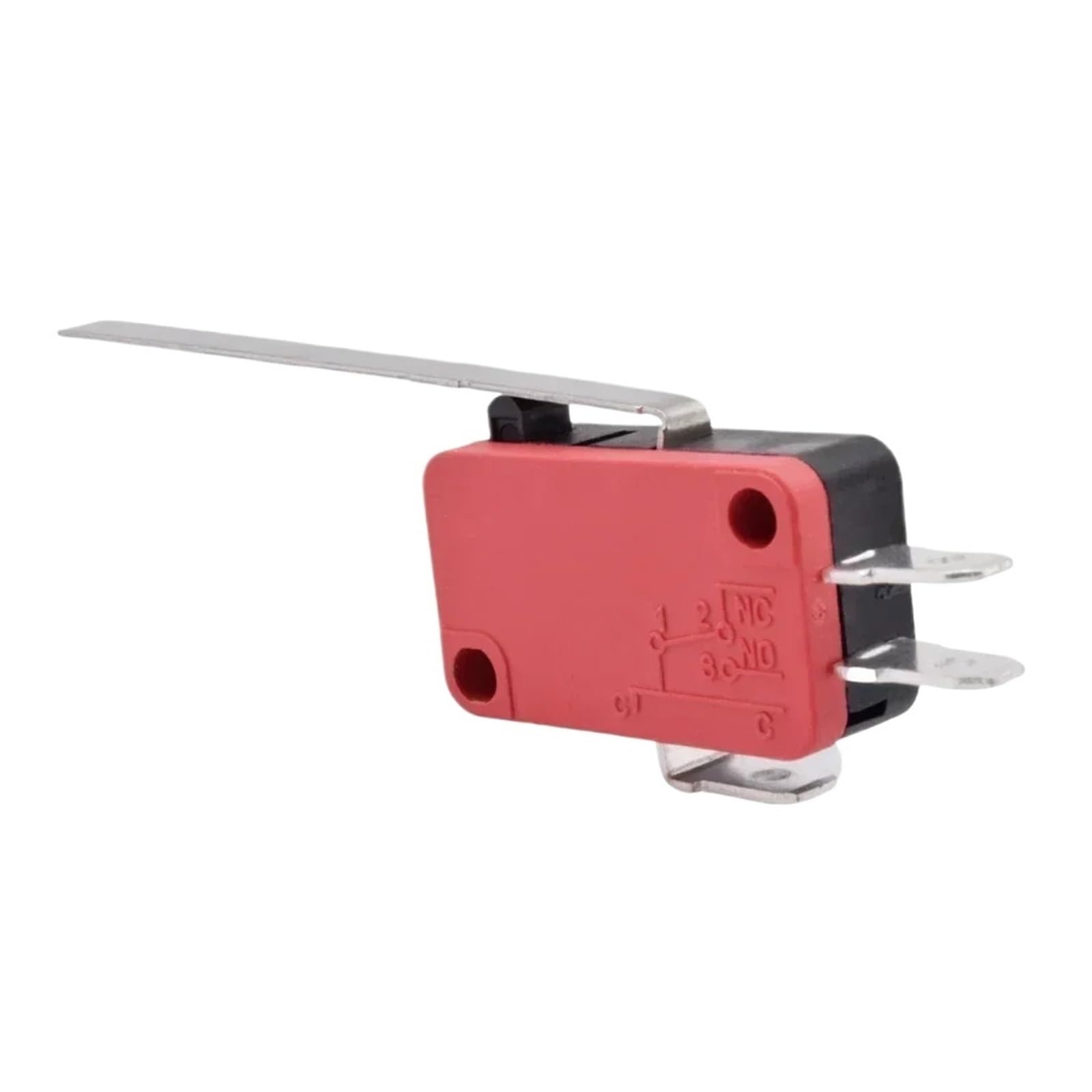 KFGWOPOYVY V-15 V-151 V-152 V-153 V-154 V-155 V-156-1C25 Microswitch SPDT Momentary Travel Mini Micro Limit Switch 1NO1NC Roller Lever Arm(V-153-1C25,1pc)