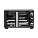 Oster Horno Eléctrico, con Freidora de Aire, 25 L de Capacidad, Para Hornear, Asar, Tostar, Freír al Aire, y Convección,...