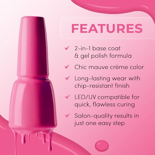 China Glaze Gelaze Gel-N-Base 2 en 1 Base Coat 0.33 Fl Oz miniatura 4