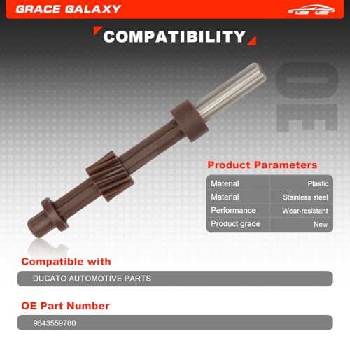 GraceGalaxy 9643559780 Zahnrad Tachowelle für Ducato Boxer Jumper Relay ab 1994