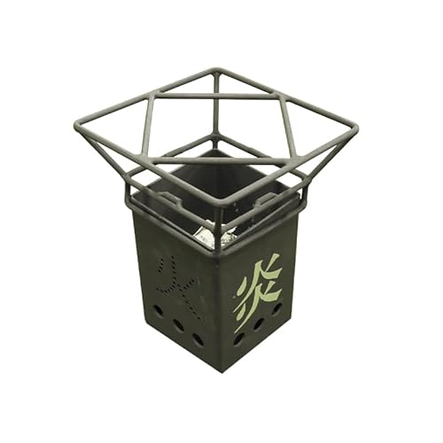 北海道 小型 焚火台 キャンプギア コンパクト ソロ キャンプ アウトドア BBQ 焼肉 五徳 調理器具 軽量設計 ゴトク 矯正協会