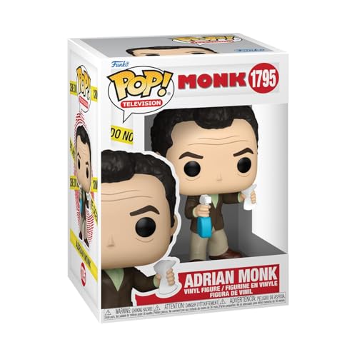 Funko Pop! TV: Nbcu Tv - Monk - Figura in Vinile da Collezione - Idea Regalo - Merchandising Ufficiale - Giocattoli per Bambini e Adulti - Comedy Fans - Figura da Collezione e da Esposizione