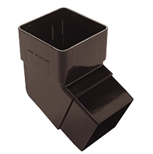 Black Square Guttering and Downpipe - Gutter and Pipe Fittings - Offset Pipe Bend 112 Degree